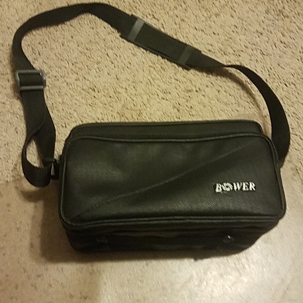 Vintage Bower Black  Padded Camera Bag